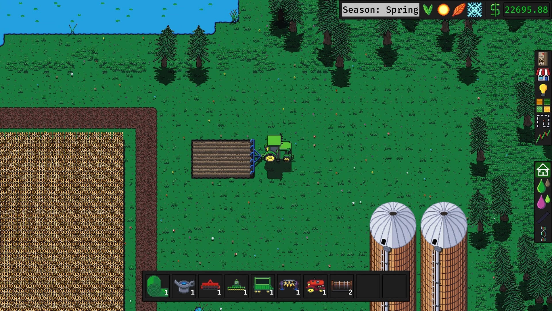Ploughing New Field